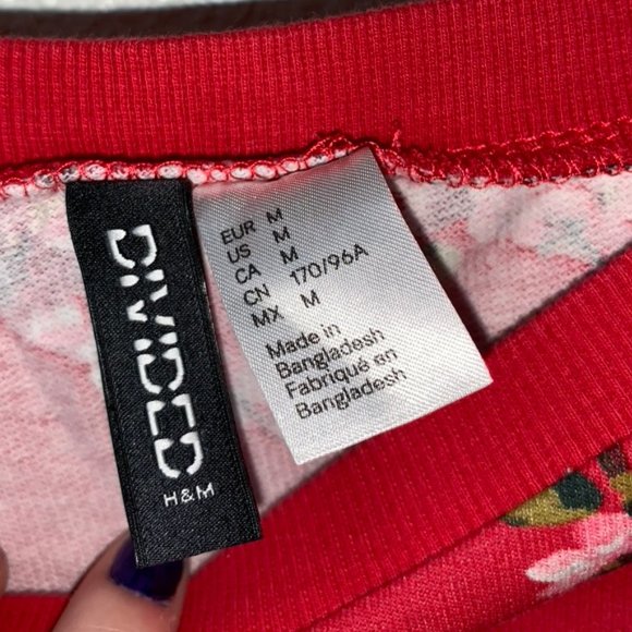 red floral sweater h&m - Picture 2 of 3